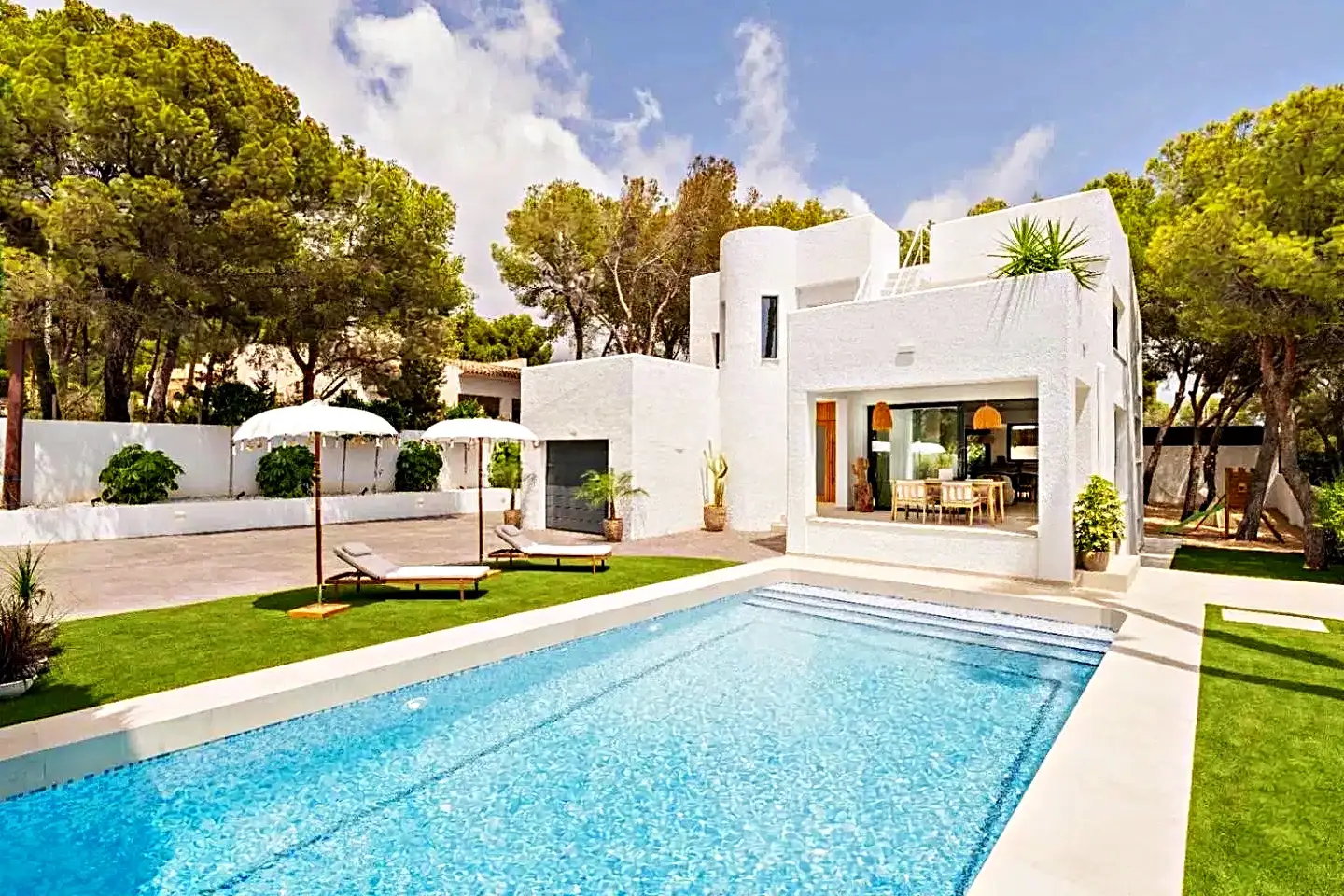 Piscina construida en Sant Cugat